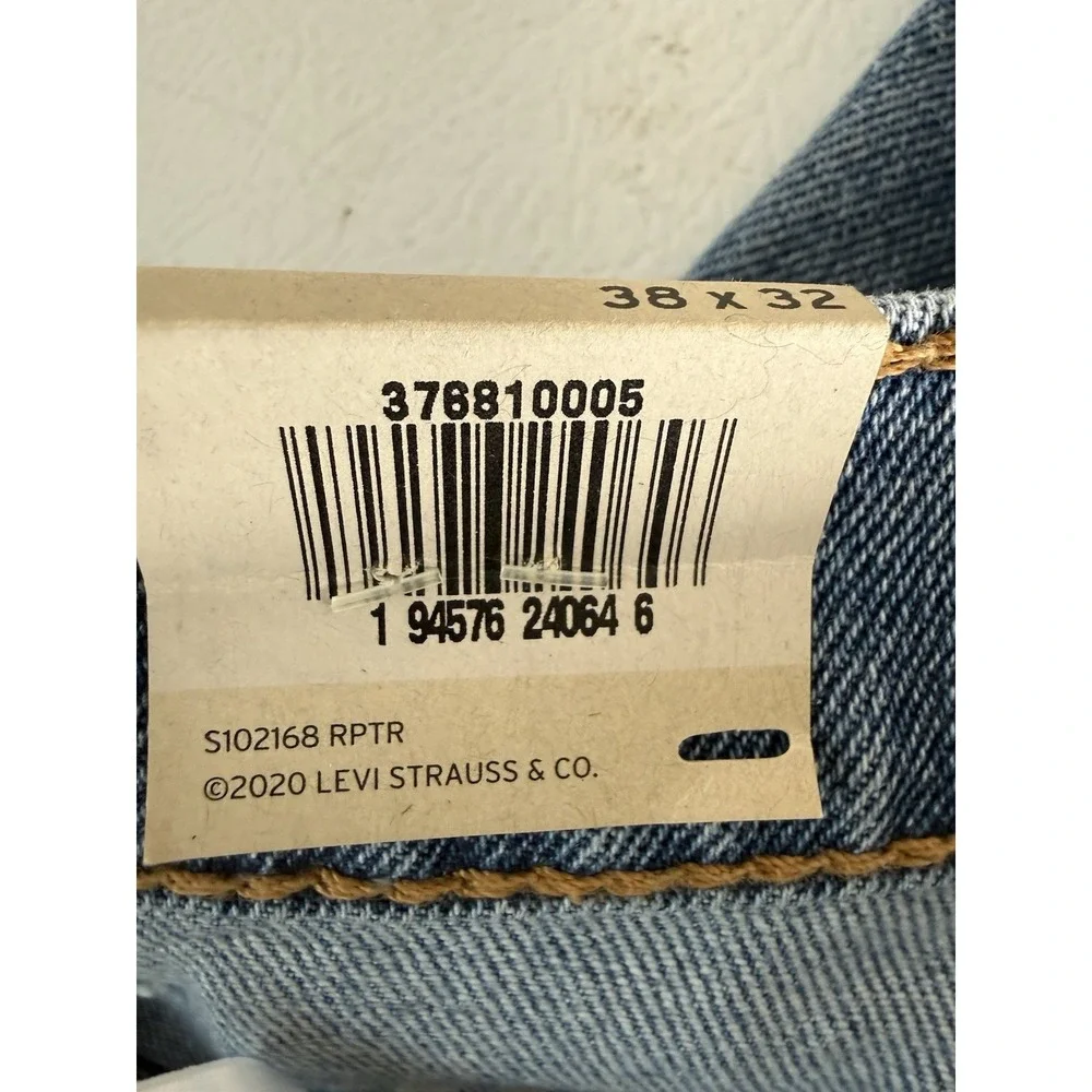 NEW Levi's Men's Western Fit Stretch‎ Straight Leg Blue Jeans 38x32 NWT